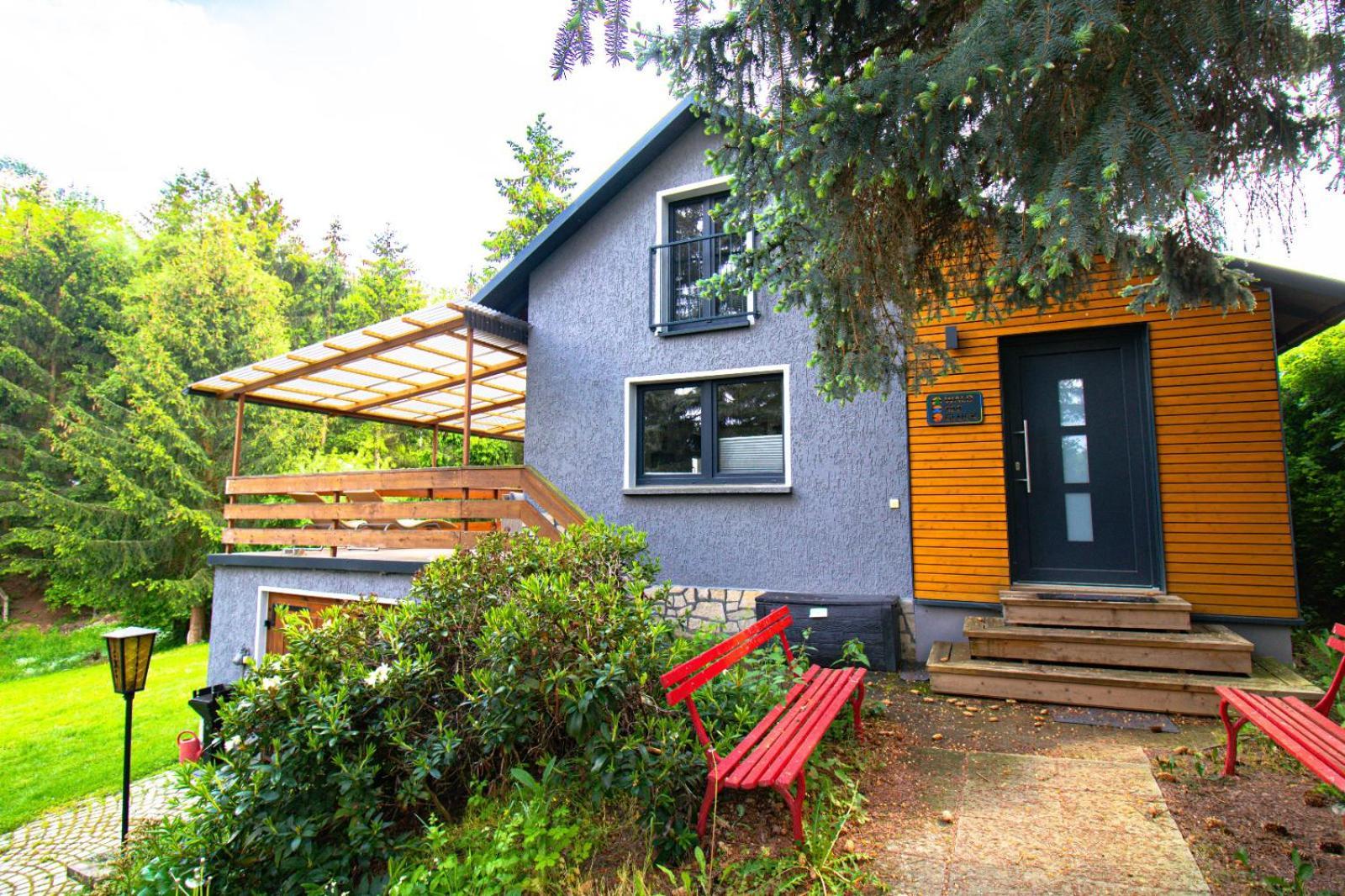 Villa Residenz Waldfrieden Garnsdorf Exterior foto